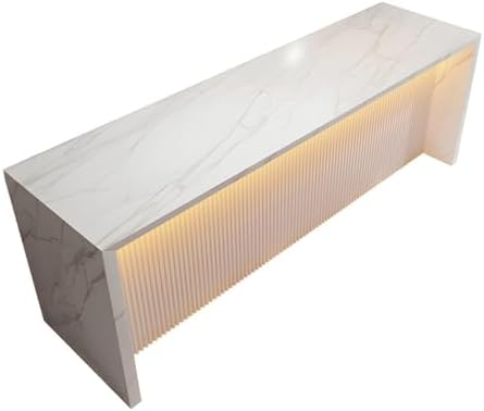 Stone Top Counter Height Pub Table with Wooden Base for Kitchen Island, Narrow Dining Room, Bar Height Furniture, Modern Living Room Table