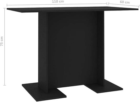 Chipboard Dining Table Sleek Modern Minimalist Home Kitchen Dinner Table Multifuntional Table for Living Room, Dining Room, Home Office 43.3" x 23.6" x 29.5"