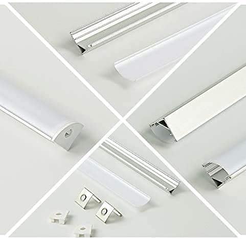 Cefrank V Shape Cabinet Lights, Warm White 4X 12 Inches V-Shape LED Light Bars - 1200lm 12W - Warm White 3000K