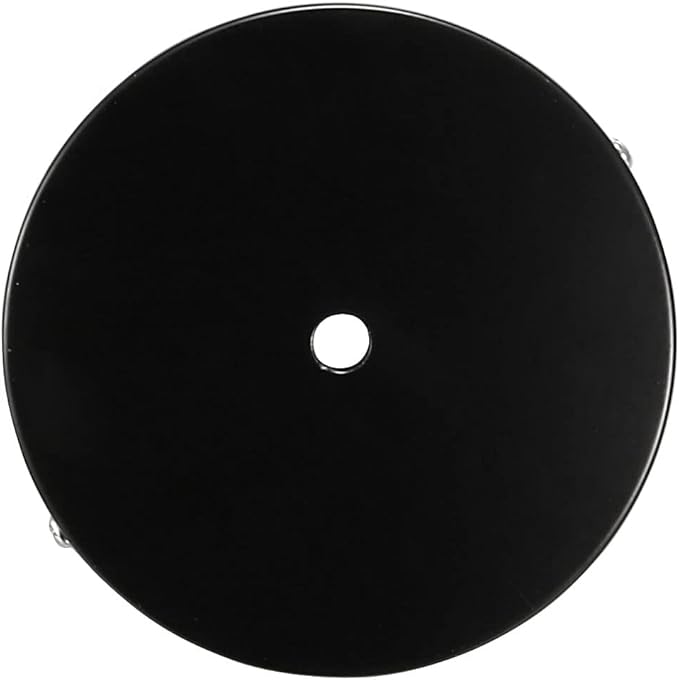 uxcell Retro Light Canopy Kit Wall Sconce Lamp Plate Fixture 120mm 4.7Inch Black
