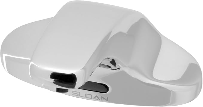 Sloan SF-2350 Sensor Activated Touch-Free Faucet, Commercial Grade with Mounting Hardware - 0.5 GPM Battery-Powered Deck-Mounted Mid Integrated Base Body with Below Deck Mixer, 3362118