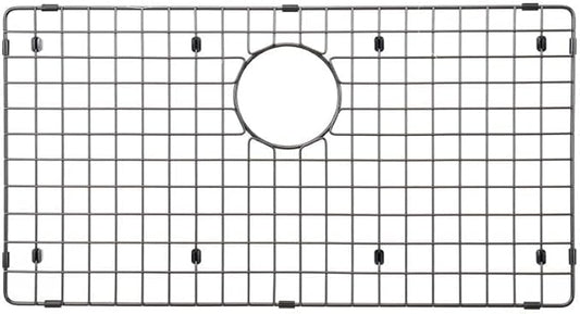 Starstar Sinks Protector Matte Black 304 Stainless Steel Kitchen Sink Bottom Grid, Rack (26 L x 15 W)