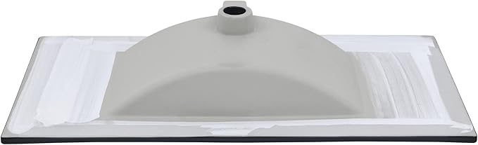 36" Ceramic Vanity Top with Three Faucet Holes in Matte Black