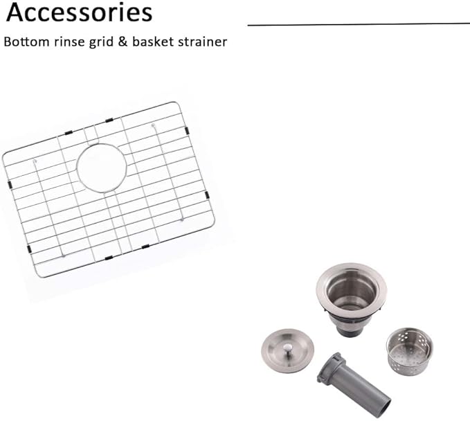 25 Inch Drop in Kitchen sink- 25x20 Inch Kitchen Sink Drop In 16 Gauge Deep Single Bowl Stainless Steel Kitchen Sinks Laundry Utility Sink,3 hole Kitchen Sink