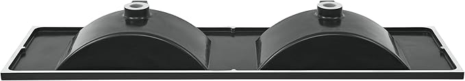 60 inch Vanity Top Bathroom Sink in Matte Black with 3 Holes
