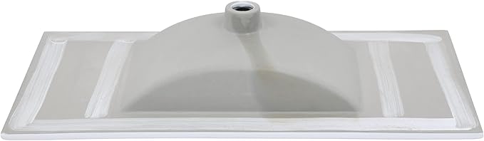 36" Ceramic Vanity Top with Three Faucet Holes