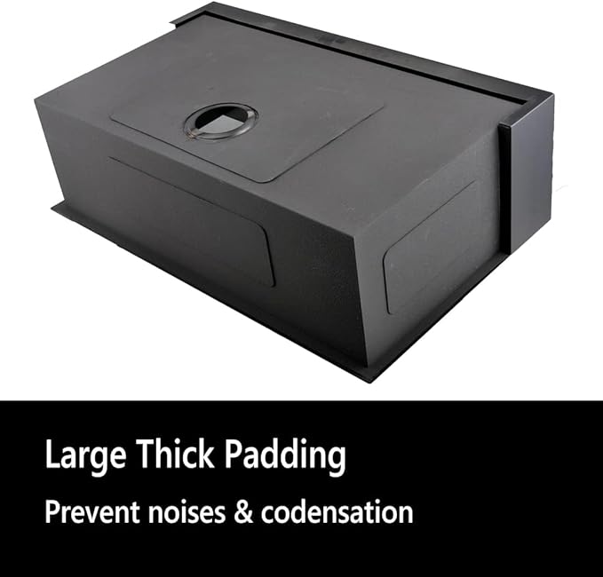 33x20 Black Undermount Farmhouse Sink, Gabhar 33 Inch 16Gauge Black Stainless Steel Undermount Farmhouse Sink Flat Apron Front Kitchen Sinks