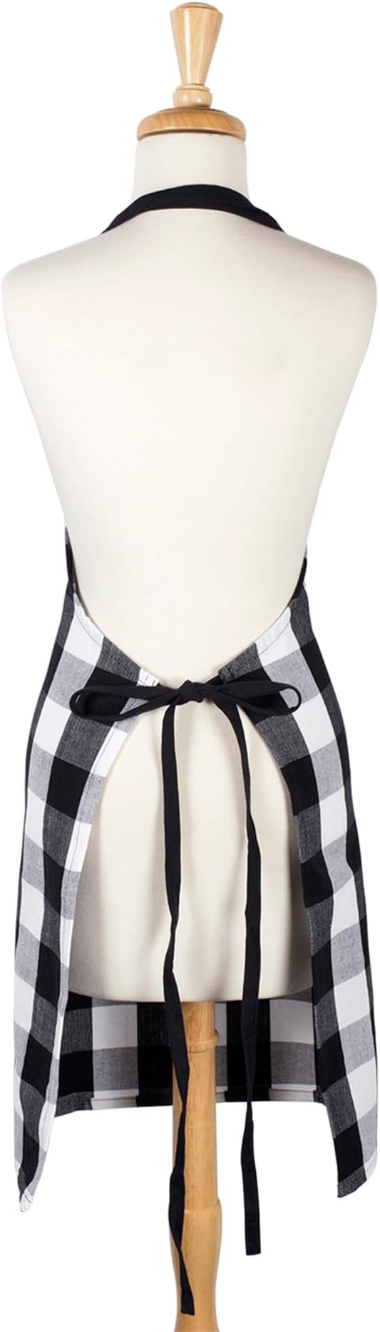 DII Unisex Buffalo Check Kitchen Collection, Classic Farmhouse Chef Apron, One Size