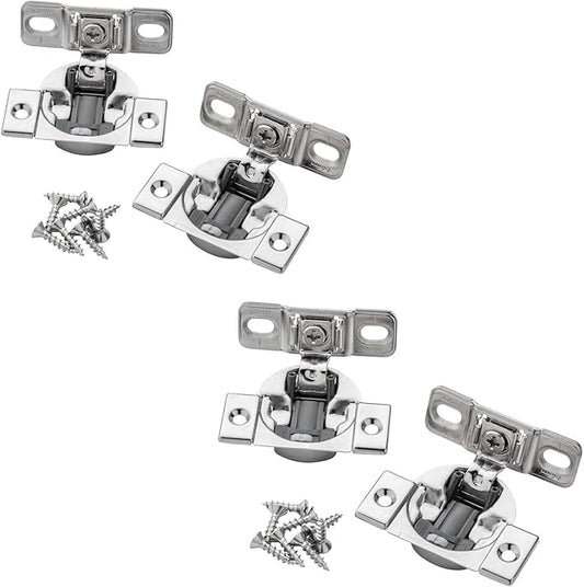 Blum Compact Soft-Close Bluemotion Variable 1-3/8" Overlay Hinge (4 Hinges)