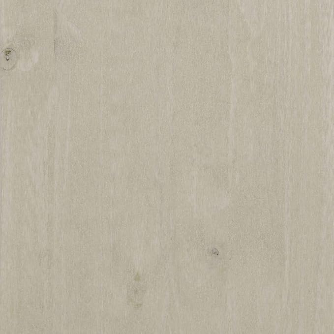 White Sideboard Buffet Cabinet 31.1 x 15.7 x 31.5 in Solid Pine Wood Matte Modern Storage Credenza with Drawers for Living Room Dining Kitchen
