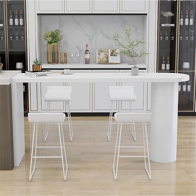 Pub Tables Light Luxury Wooden Bar Table Home Island Modern Simple High Top Pub Table Counter Table(Large)