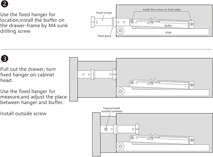 homdiy 5 Pair (10 Pack) Soft Close Adapter for Drawers, Soft Device for Wood Drawer, Retrofit Drawer Adapter