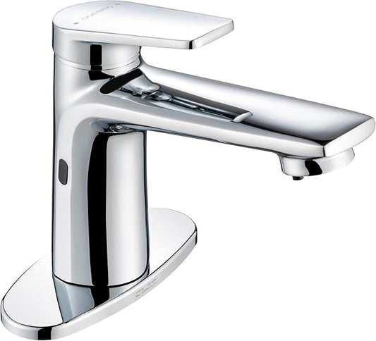Bathroom Faucet with Built-in Soap Dispenser, Adjustable Hot & Cold Water Temperature, Home Bathroom Faucet (29102 Chrome)