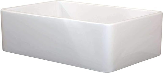Fireclay sink, 33" Apron Front Farmhouse Kitchen Sink. Solid (Not Hollow.)