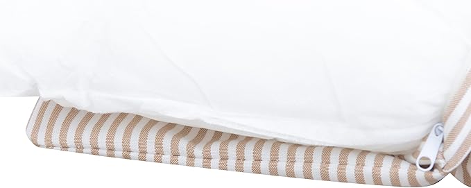 Linon Tobin White Dining Nook with Hidden Storage Includes Beige Cushion Set and Pillows