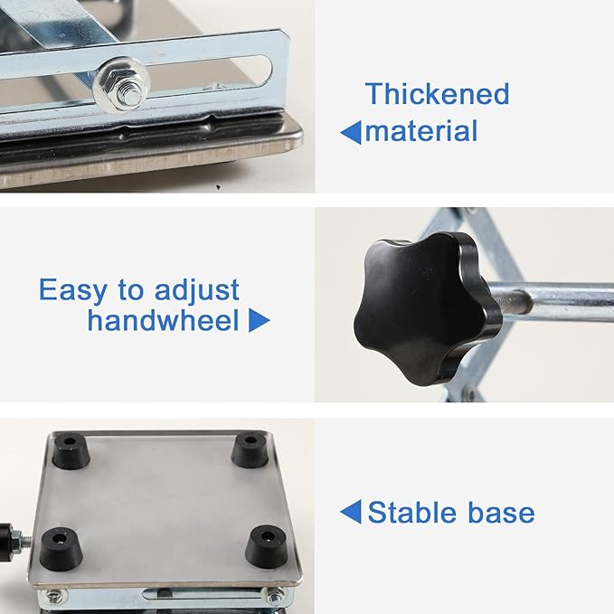 Garbage Disposer Bracket Adjustable Shock Absorber Support Kitchen Sink Garbage Disposal Parts Stainless Steel Jack Installation Kit(W:6" H:3.2-11")