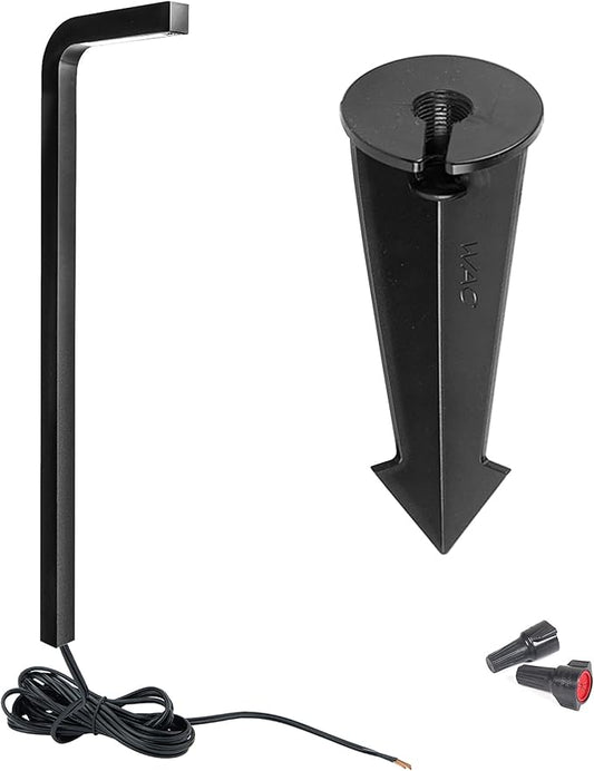 WAC Landscape Lighting, Balance LED 12V Path and Area Single Light 2700K Warm Built-in LED in Black
