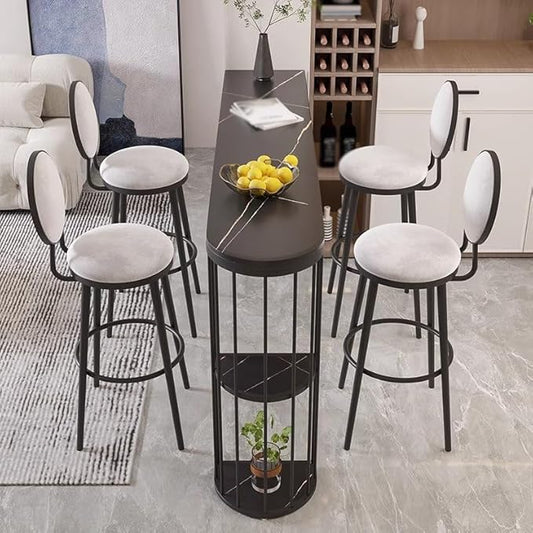 Dining Chairs Bar Stools, Suitable for Home Kitchen Island, Counter for Cafe, Height Bar Stools