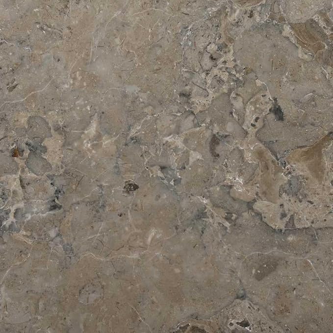 Gray 15.7 x 1 in Marble Table Top for Coffee Table Solid Surface Replacement Countertop for Dining Room Patio Modern Look Easy to Clean