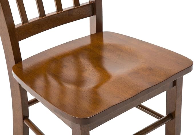 Boraam Shaker Chair, Walnut, Set of 2