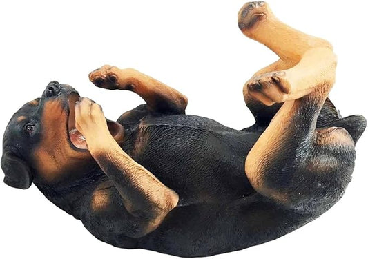 Ebros Lifelike Purebreed Pedigree Canine Adorable Rottweiler Butcher's Dog Wine Bottle Holder Figurine Statue As Kitchen Wine Cellar Centerpiece Decor Storage Organizer (Rottweiler)