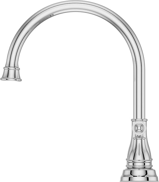 Pfister Sonterra 2-Handle Kitchen Sink Faucet with Side Sprayer High Arc Polished Chrome Finish 1.8 GPM Flow Rate 3 or 4 Hole Installation Ceramic Disc Valve F0364SNC