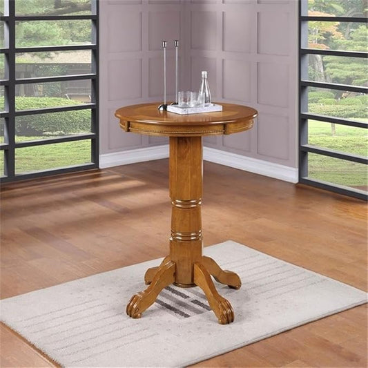Florence 42" Height Pub Table - Brushed Oak