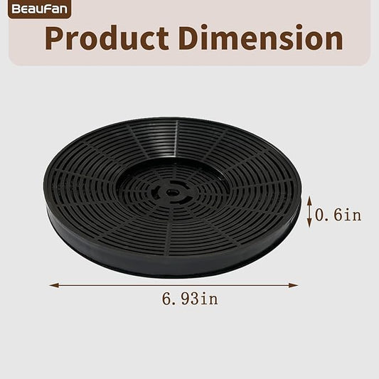 2 Pack CFK4 Carbon Filters Compatible with Cosmo Under Cabinet Range Hood 5MU30 / 5MU36, Also Fit for SNDOAS Range Hood US0475BPB / US0475NBK