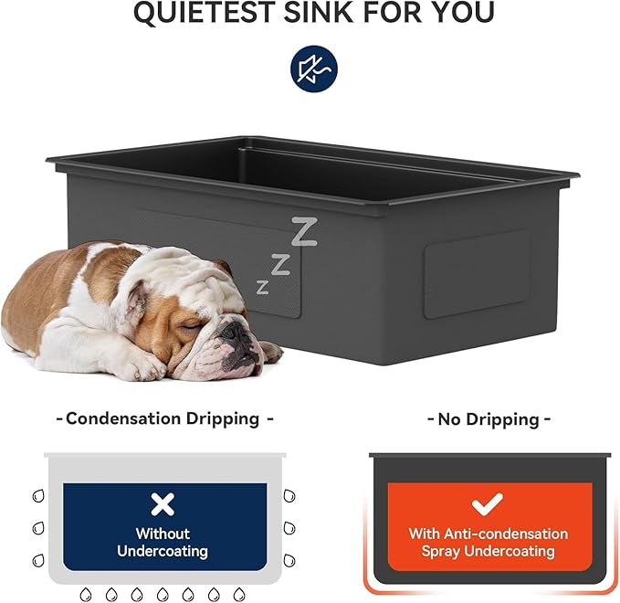 Lordear Matte Black 30 Undermount Kitchen Sink Ledge Workstation T304 16 Gauge Stainless Steel Single Bowl Under Counter Kitchen Sink Basin with Built-in Accessories 30x19x10 Inch