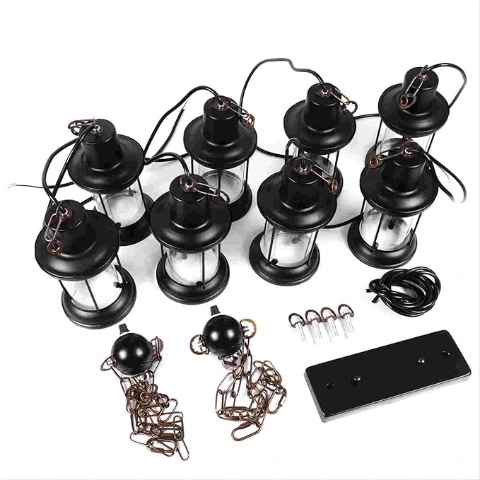 Wooden Chandelier 8 Lights Industrial Chandelier Retro Wood Lamp Pendant Lights Farmhouse Ceiling Lighting Lamp Fixture Dining Room Light Fixture Glass Lampshade for Homes, Bars, Restaurants, Cafes