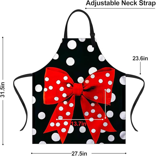 Apron Adjustable Waterproof with Two Deep Pockets Wowen men for Summer BBQ Pool Parties & Resorts