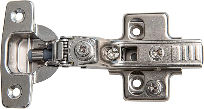 Soft Close Cabinet Hinge Set. 10 Inset Soft Close Hinges for Kitchen Cabinets with Adjustable Close Speeds.