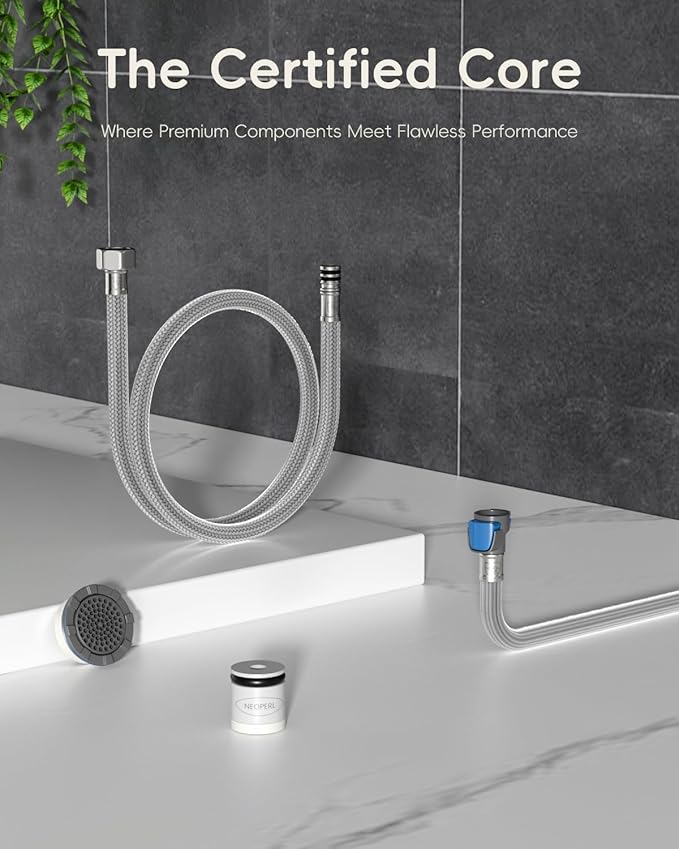 APPASO Black Kitchen Faucet with Pull Down Sprayer, 360° Swivel, 20-Inch Flexible Hose, One Hole Single Handle High Arc Matte Black Faucet for 1 or 3 Holes Kitchen Farmhouse Outdoor Sink, Easy Install