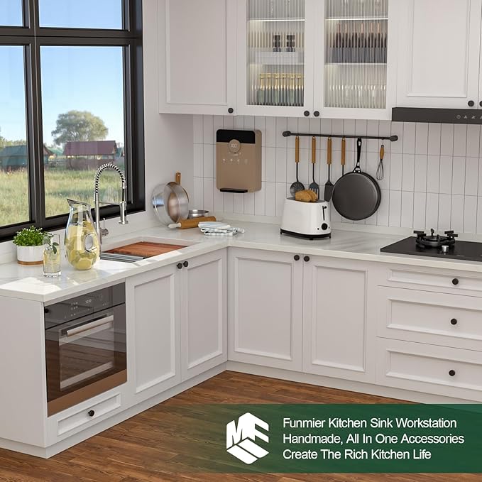 33 Inch Undermount Kitchen Sink 33 x 19 Kitchen Sinks Stainless Steel Undermount Sink Workstation 16 Gauge Single Bowl Under Mount Handmade Deep Basin