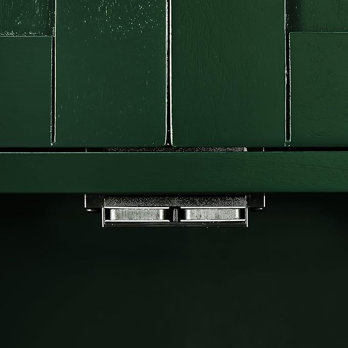 Casaphoria Kitchen Pantry Cabinet, 67" Tall Freestanding Kitchen Cabinet with 8 Adjustable Shelves, 56" W Storage Cabinet for Kitchen Pantry Organization (Green, Double)