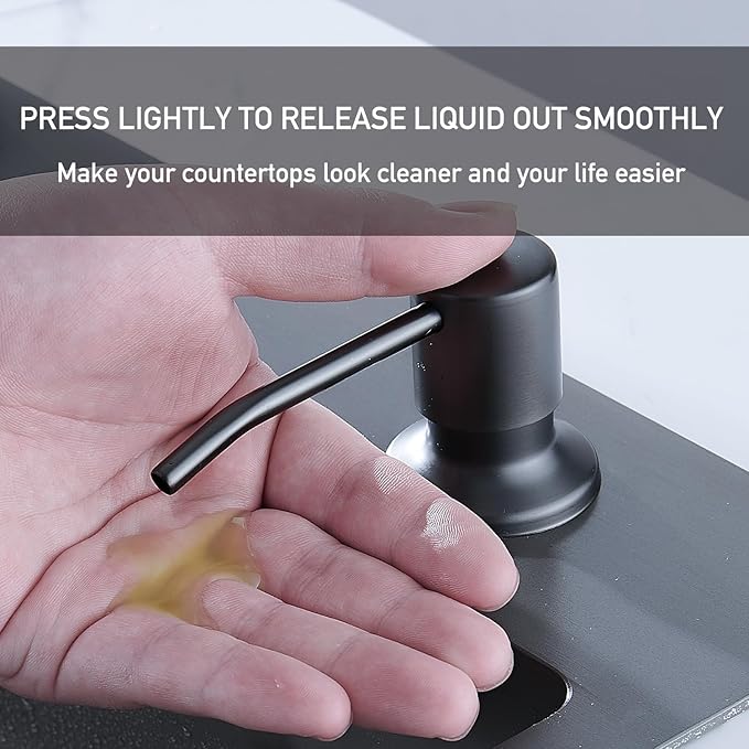 AVSIILE Touchless Kitchen Faucets with Pull Down Sprayer & Soap Dispenser, Waterfall Single Hole & Handle, Pull Out Sink Faucet in Gray, Suitable for Farmhouse Camper Laundry Rv Bar