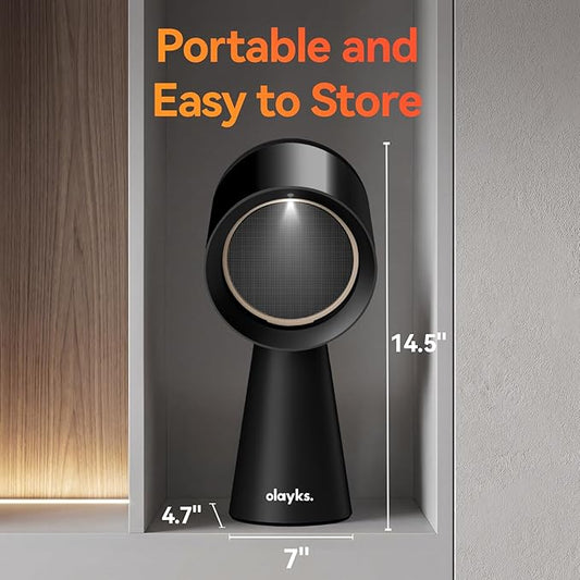 Portable Range Hood, Desktop Range Hood with 3 Speed Exhaust Fan, Advanced 5-Layer Filtration, Large Oil Collection Cup, Portable Kitchen Exhaust Fan for Dorm, RV, Indoor BBQ, Hot Pot, Wired