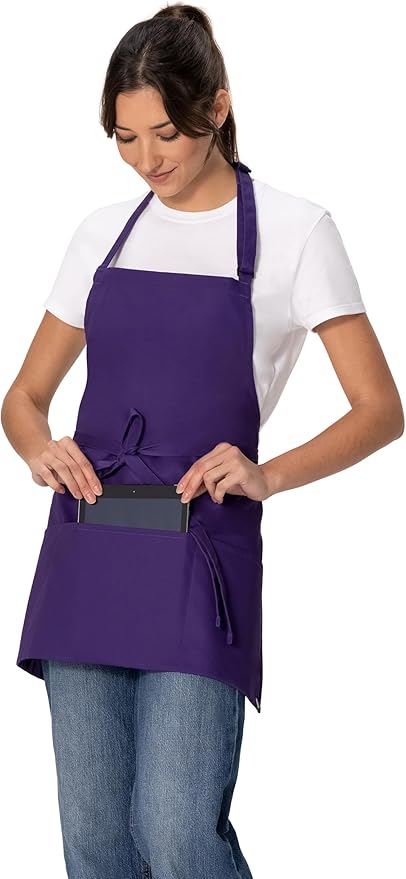 Chef Works Unisex Three Pocket Apron