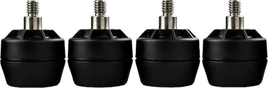 FLAT Equalizers - 5/16" -18 Thread Size | Stop Wobbly Tables | Restaurant Grade, Easy Install, Improves Customer Experience