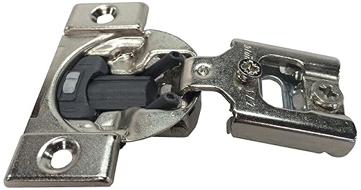 Blum 38N355BE08 Compact Soft-Close 1/2'' Overlay Blumotion Hinge, Nickel Finish