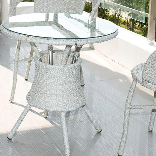 Dulles Glass 18 inch Round Glass Table Top - Tempered - 3/8" Thick Glass Surface, Safe Flat Polished, Multipurpose for Dining Table, Patio, Coffee and End Table