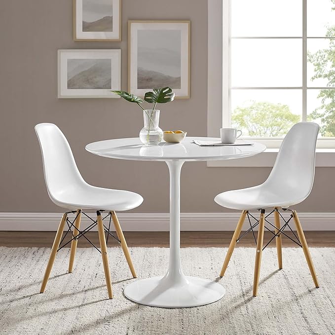 Lippa 36" Round Wood Top Dining Table