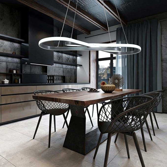 Modern LED Pendant Lights, Dimmable LED Chandelier Lighting