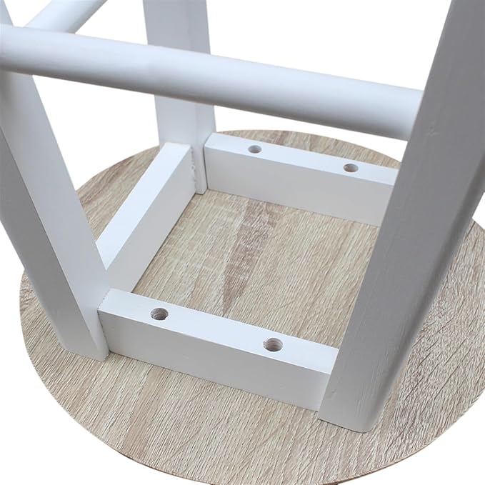 JINS&VICO Folding Dining Cart with 2 Round Stools, Kitchen Islands Carts with Semicircle Desktop and Wheels, Square Solid Wood Leaf Dining Table with 2 Drawers and Towel Rack