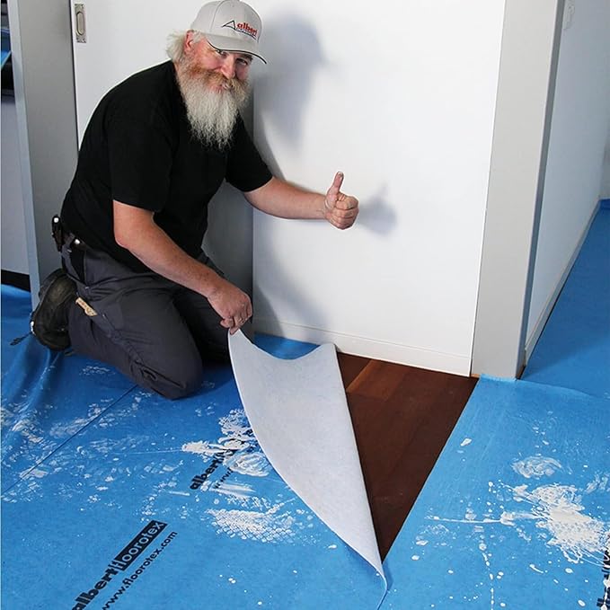 Albert Floorotex Blue All Purpose Temporary Floor Protection - 560 sqft (40" x 168') Roll