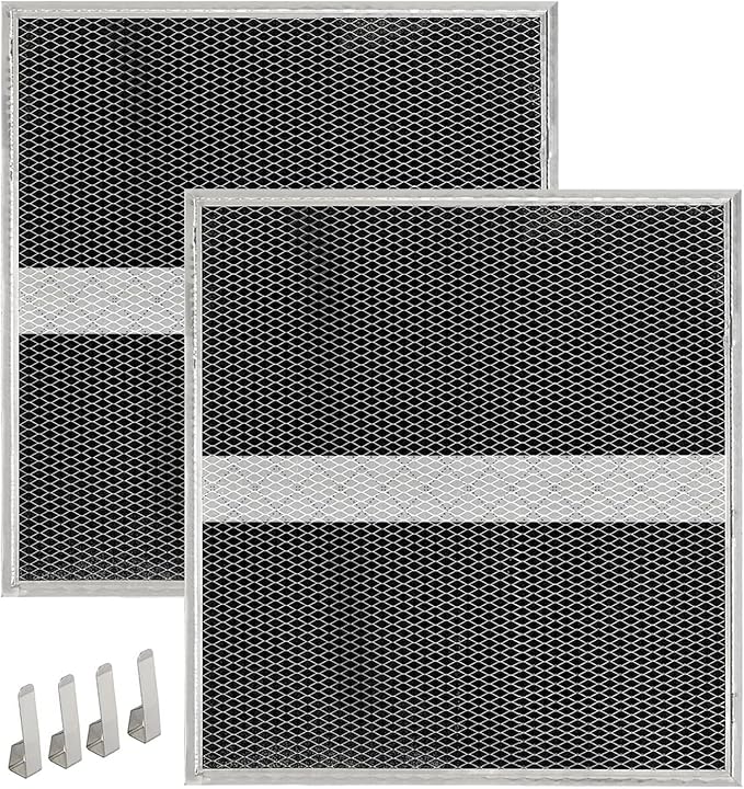 HPF36 XD Type Charcoal Filter 14.624” x 15.883”, for Broan Non-Ducted Range Hood, Replacement S97020467-2PCS