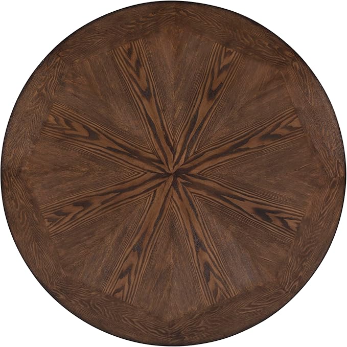 Powell Franklin Dark Wood with Metal Accent Counter Height Dining Table