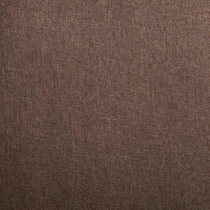 Dining Chairs Set of 4 Brown Fabric Upholstered with Solid Rubber Wood Legs for Modern Kitchen Dining Room and Living Room