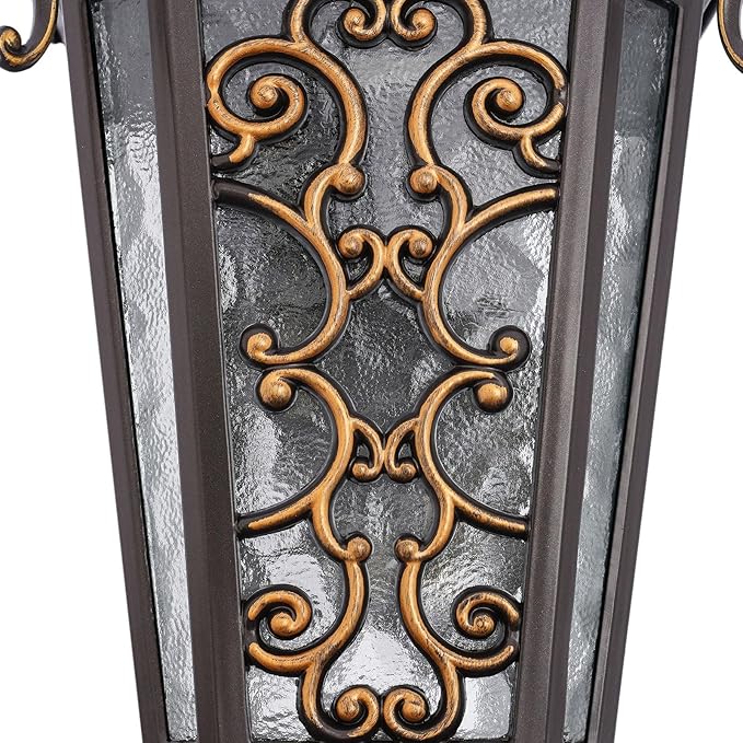 Outdoor Wall Light Fixtures, IP55 Waterproof Outside Wall Lantern Retro Exterior Wall Sconces Vintage Wall-Mounted Lights for Garage House Porch Doorway, E26 w/o Bulb