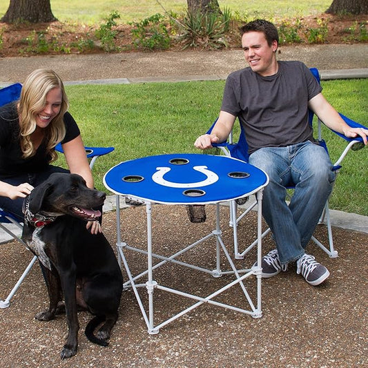 Logo Brands Officially Licensed NCAA Unisex Round Table, One Size, Team Color